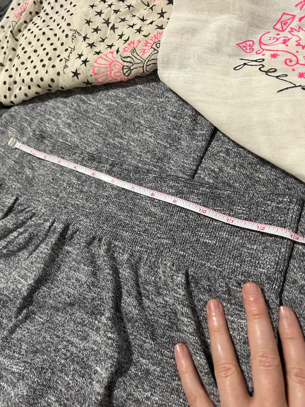 FP Sz M Gray Maxi Skirt - Picture 7 of 9